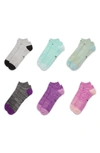 Nike 6-pack Everyday Lightweight No-show Training Socks In Lsgpdb/ Jierb/ Hmb