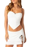 Edikted Beatriz Open Back Camisole In White