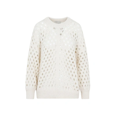 Isabel Marant Tane Sweater In Ecru