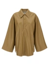 Nanushka Clarice Shirt And Blouse Green In Green