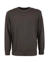 Paul & Shark Crewneck In Extrafine Merino Wool In Brown