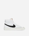 Nike Blazer Mid '77 Cz1055-100 Women's White/sail/black Skateboard Shoes Nr2534 In Multicolor