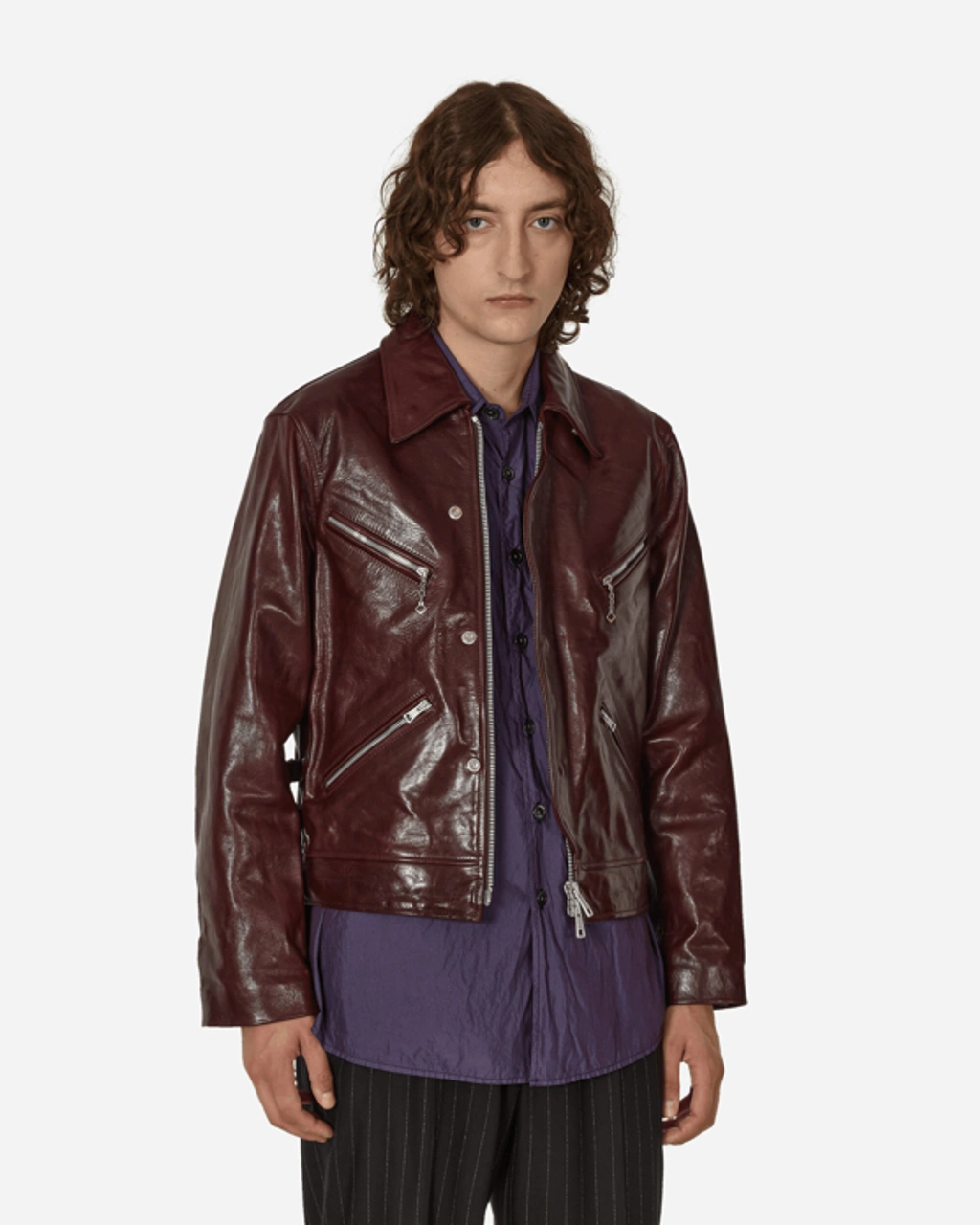 Our Legacy Red Demon Leather Jacket | ModeSens Our Legacy Red Demon Leather Jacket | ModeSens