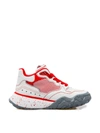 Alexander Mcqueen Court Trainer Chunky Sneakers In White