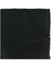 SAINT LAURENT FRINGED SCARF,4813483Y20012187142