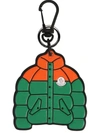 Moncler Jacket-shaped Key Ring In Multicolor