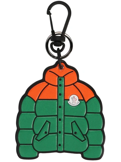 Moncler Jacket-shaped Key Ring In Multicolor