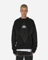 Umbro Argyle Cotton Blend Sweater In Black