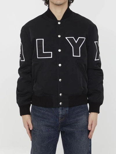 Alyx Logo Varsity Jacket In Black