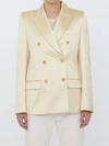 Khaite Nathan Jacket In Beige