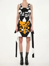 Burberry Printed Dress In Multicolor