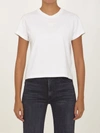 ALEXANDER WANG WHITE T-SHIRT WITH LOGO