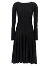 Khaite Scoop-back Virgin-wool Midi Dress
