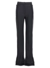 Mugler Cutout Scuba Mid-rise Flared Pants