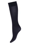 Wolford Velvet Deluxe Knee-highs In Admiral