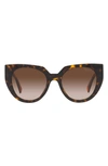 Prada Tortoiseshell Logo-lettering Sunglasses In Tortoise