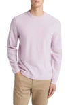 Vince Men's Boiled Cashmere Crewneck Top In Fox Glove