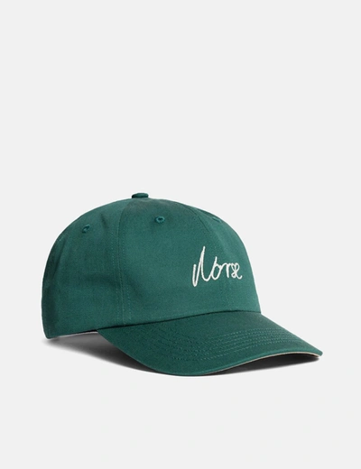 Norse Projects Chainstitch Logo Twill Cap In Green