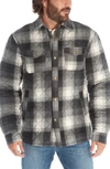PX QUILTED PLAID SNAP FRONT FLANNEL SHIRT
