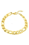 Adornia Figaro Chain Bracelet In Gold