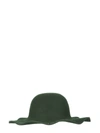 Ami Alexandre Mattiussi Green Borsalino Edition Felted Hare Fur Hat In Green
