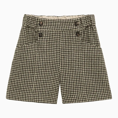Bonpoint Kids' Shorts Check In Grey