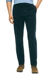 Brooks Brothers Slim Fit Cotton Wide-wale Corduroy Pants In Navy