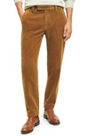 Brooks Brothers Slim Fit Cotton Wide-wale Corduroy Pants In Medium Brown