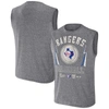 DARIUS RUCKER COLLECTION BY FANATICS DARIUS RUCKER COLLECTION BY FANATICS CHARCOAL TEXAS RANGERS RELAXED-FIT MUSCLE TANK TOP