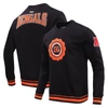 Pro Standard Black Cincinnati Bengals Crest Emblem Pullover Sweatshirt In Black