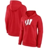 Fanatics Branded Red Wisconsin Badgers Evergreen Pullover Hoodie In Red