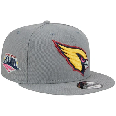 New Era Men's  Gray Arizona Cardinals Color Pack Multi 9fifty Snapback Hat