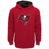 Outerstuff Youth Red Tampa Bay Buccaneers Prime Pullover Hoodie In Red