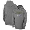 NIKE YOUTH NIKE  HEATHER GRAY AIR FORCE FALCONS RIVALRY PULLOVER HOODIE