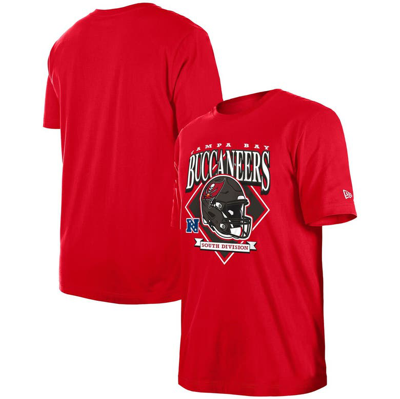 New Era Red Tampa Bay Buccaneers Team Logo T-shirt