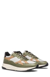 Clae Zuma Sneaker In Olive Leather Camel Walrus