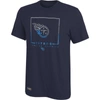 Outerstuff Navy Tennessee Titans Combine Authentic Clutch T-shirt In Navy