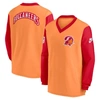 NIKE NIKE  ORANGE TAMPA BAY BUCCANEERS THROWBACK V-NECK PULLOVER WINDBREAKER