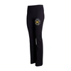 Concepts Sport Women's  Black Michigan Wolverines Enclave Tri-blend Flared Leggings In Black