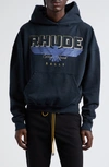 RHUDE HOPE RANCH COTTON FRENCH TERRY GRAPHIC HOODIE
