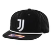 Fan Ink Men's Black Juventus Snow Beach Adjustable Hat In Black