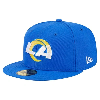 New Era Men's  Royal Los Angeles Rams Patch Up 1998 Pro Bowl 59fifty Fitted Hat