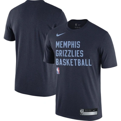 Nike Men's  Navy Memphis Grizzlies 2023/24 Sideline Legend Performance Practice T-shirt