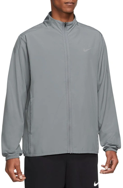 Nike Form Dri-fit Hooded Versatile Jacket In Grey