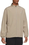 Nike Form Dri-fit Versatile Jacket In Khaki/ Silver