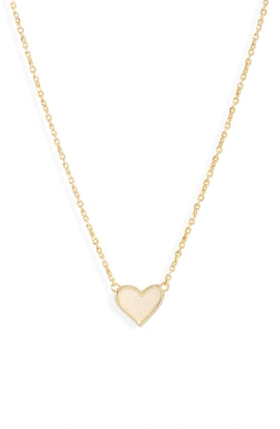 KENDRA SCOTT ARI HEART PENDANT NECKLACE