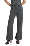 BARDOT BARDOT PLEATED PINSTRIPE STRAIGHT LEG PANTS