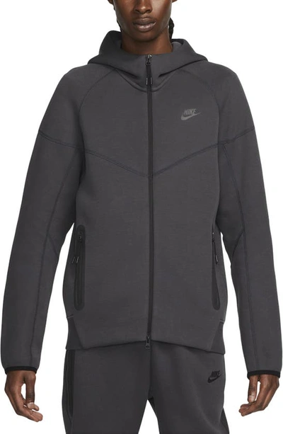 Nike Men's  Sportswear Tech Fleece Windrunner Full-zip Hoodie In Anthracite/black
