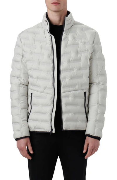 BUGATCHI QUILTED BOMBER JACKET