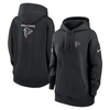 NIKE NIKE BLACK ATLANTA FALCONS 2023 SIDELINE CLUB FLEECE PULLOVER HOODIE